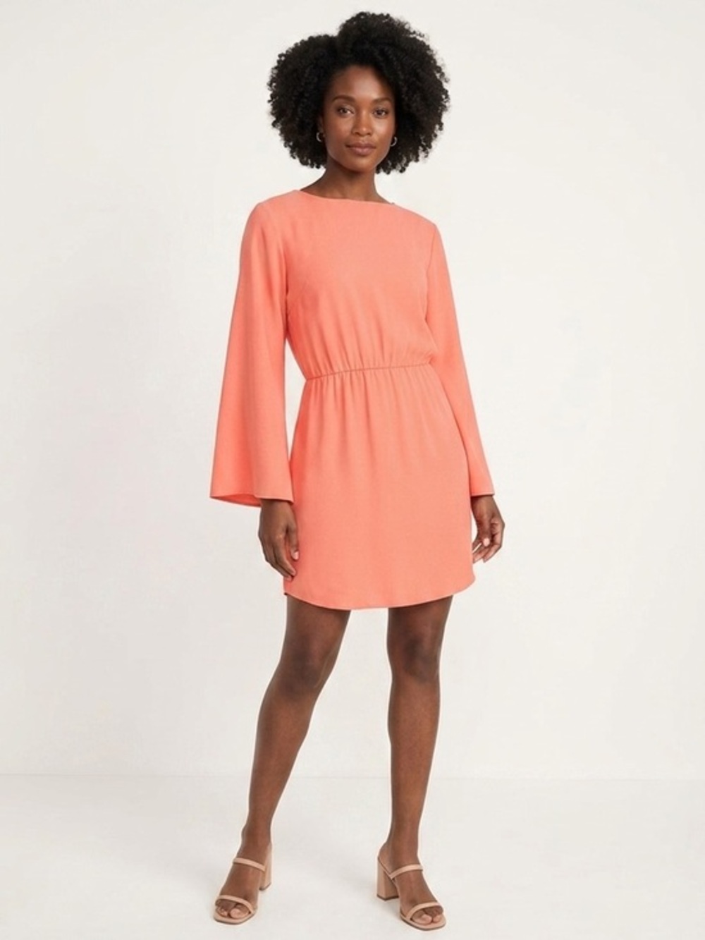 Donna Morgan Vibrant Coral Dress